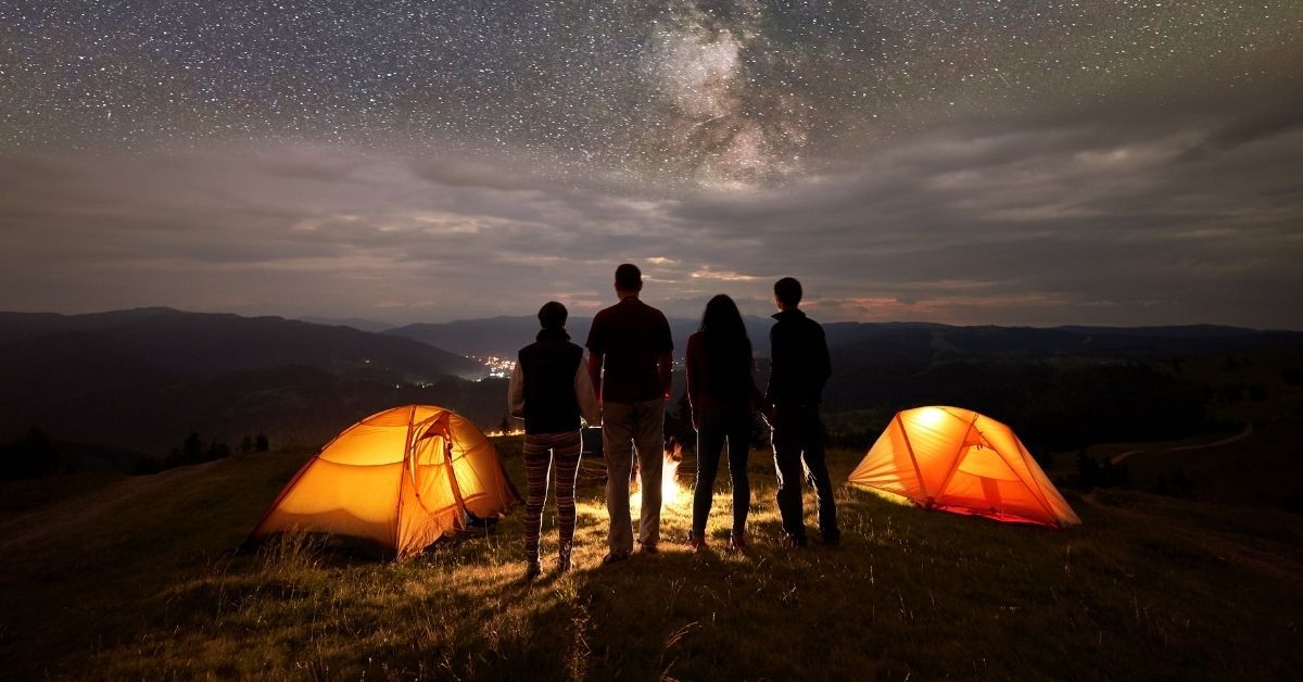 Mountain tent camping hotsell