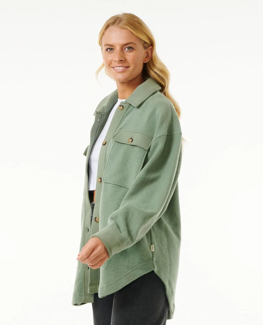 High Tide Fleece Shacket | RIPCURL | Portwest - The Outdoor Shop
