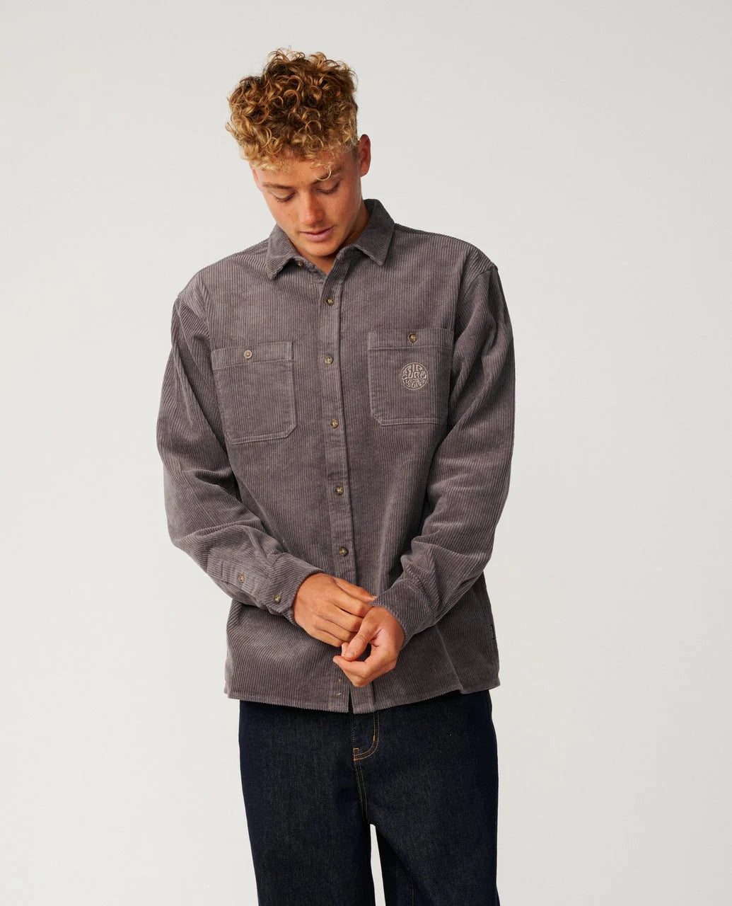 Rip Curl Men's Premium Surf Cord Long Sleeve Shirt