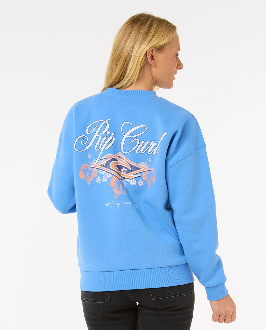 Rip Curl Women's Hibiscus Diamond Heritage Crew Jumper | Rip Curl | Portwest - The Outdoor Shop