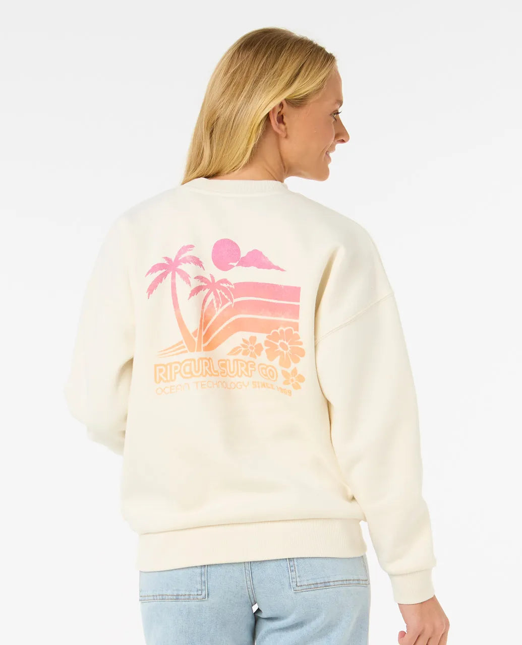Rip Curl Women's Ocean Tech Heritage Crew Jumper | Rip Curl | Portwest - The Outdoor Shop