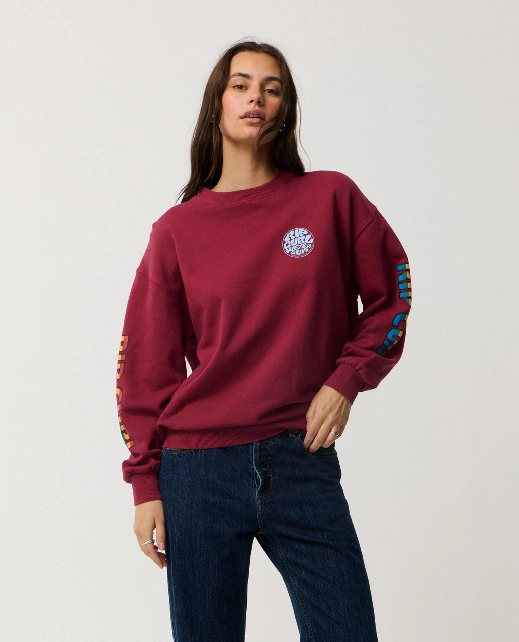 Rip Curl Women's Stephanie Gilmore Heritage Oversized Fleece