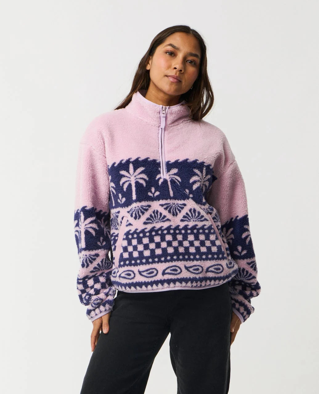 Rip Curl Women's Bossa Nova 1/4 Zip Polar Fleece