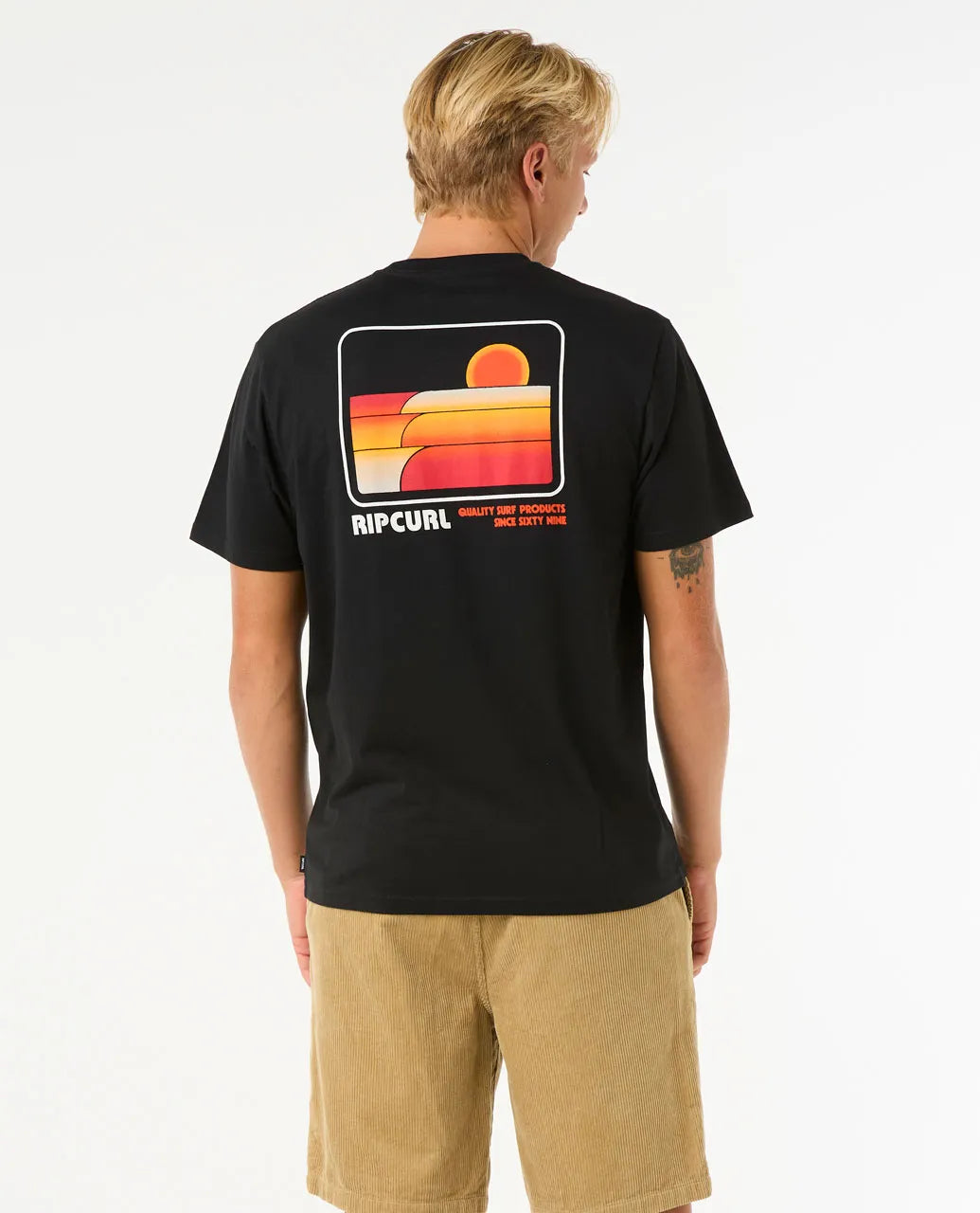 Rip Curl Men's Surf Revival Stacked Tee | Rip Curl | Portwest - The Outdoor Shop