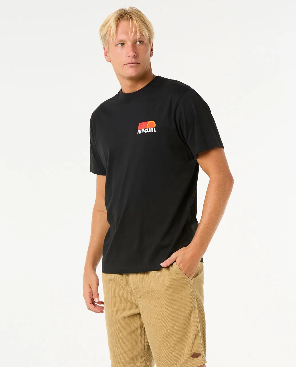 Rip Curl Men's Surf Revival Stacked Tee | Rip Curl | Portwest - The Outdoor Shop