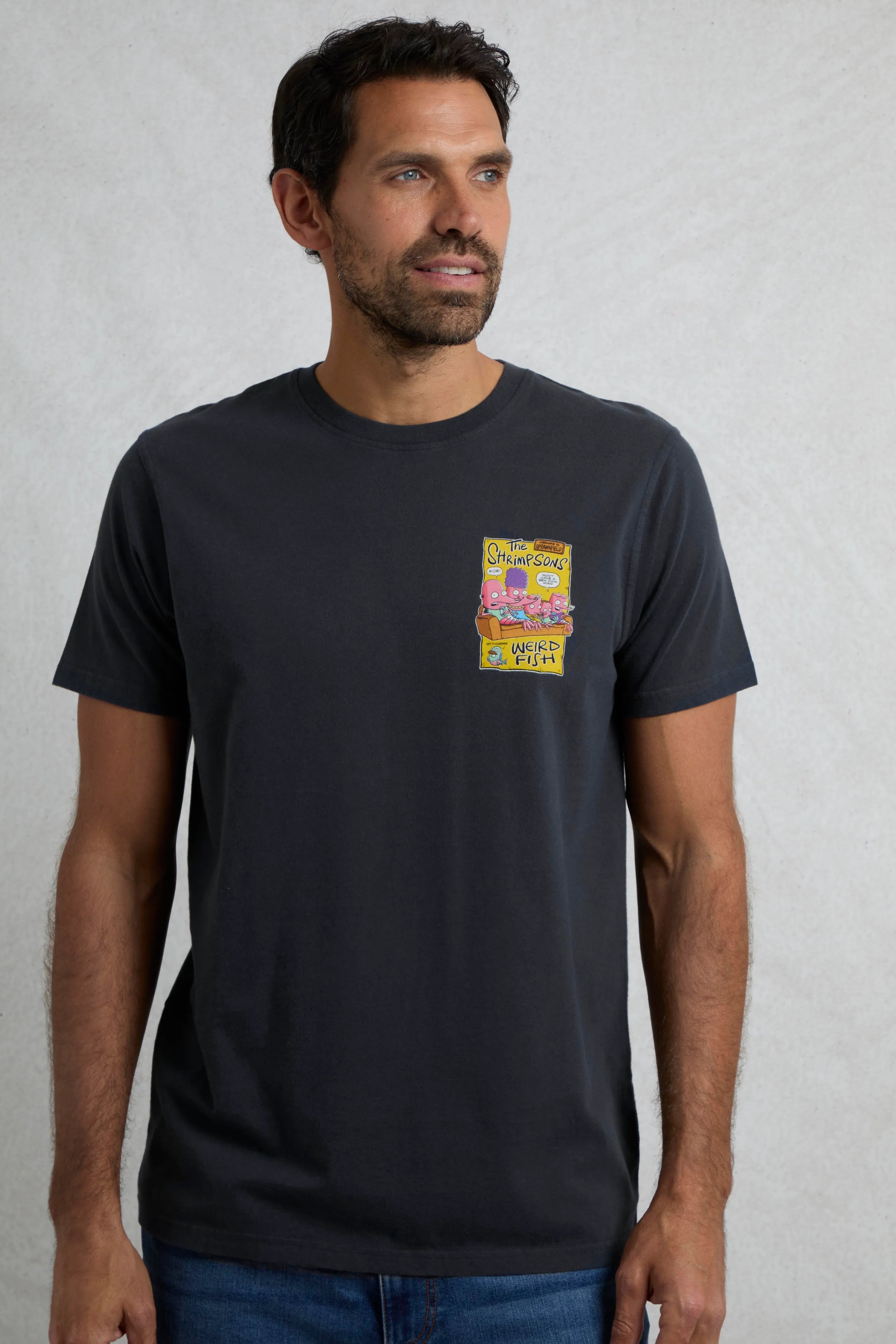 Men's Shrimpsons Back Print Artist T-Shirt | Weird Fish | Portwest - The Outdoor Shop