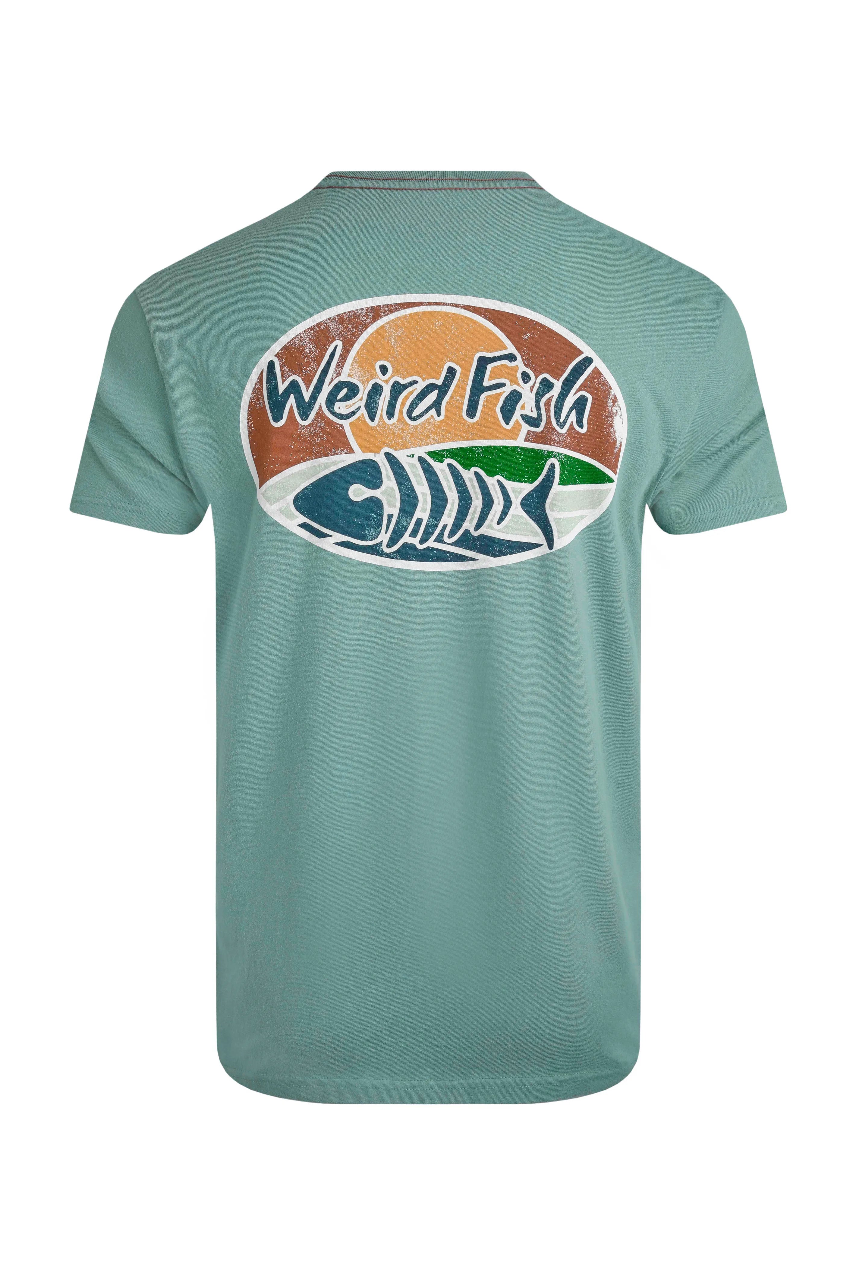 Men's Land and Sea Back Print Graphic T-Shirt | Weird Fish | Portwest - The Outdoor Shop