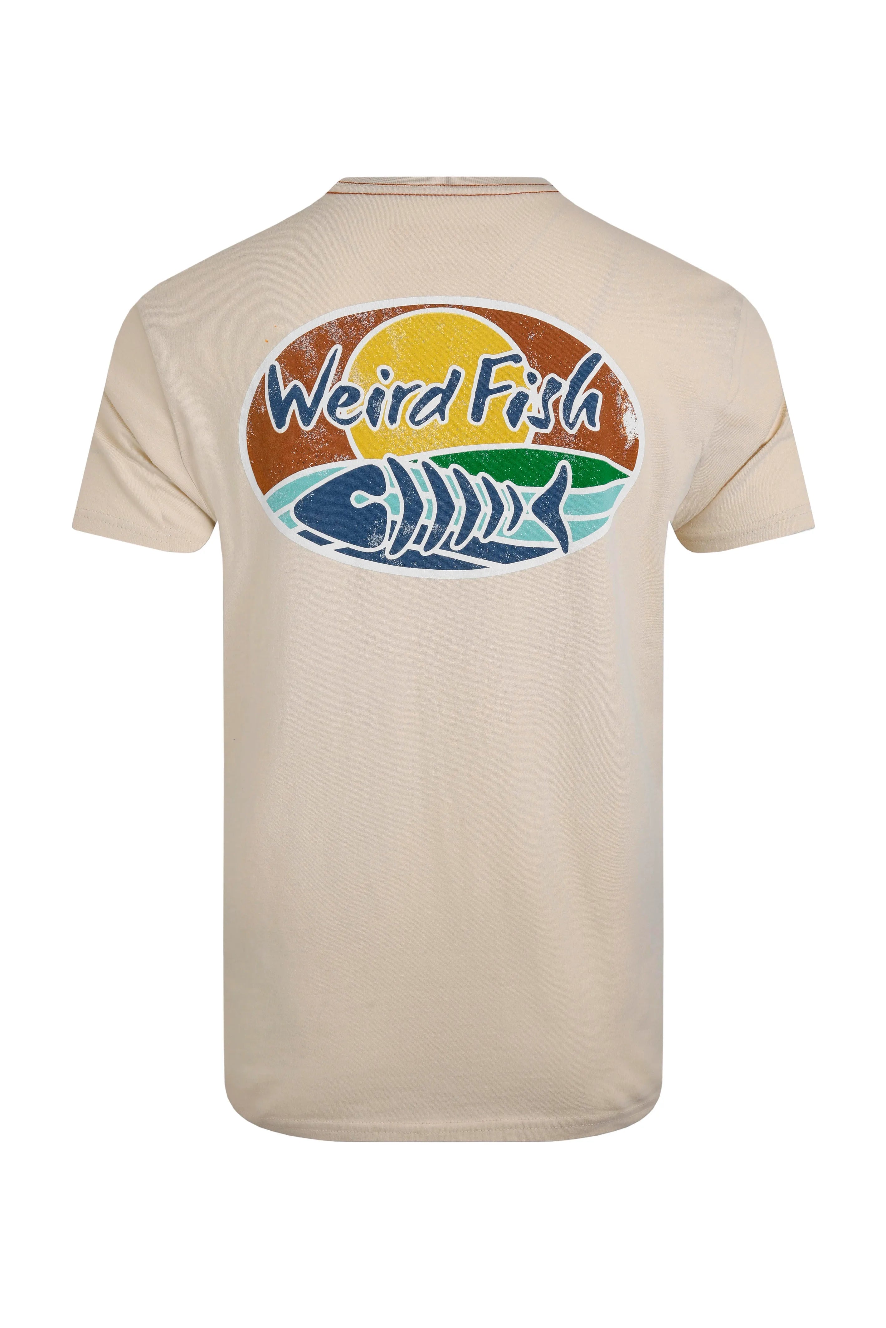 Men's Land and Sea Back Print Graphic T-Shirt | Weird Fish | Portwest - The Outdoor Shop