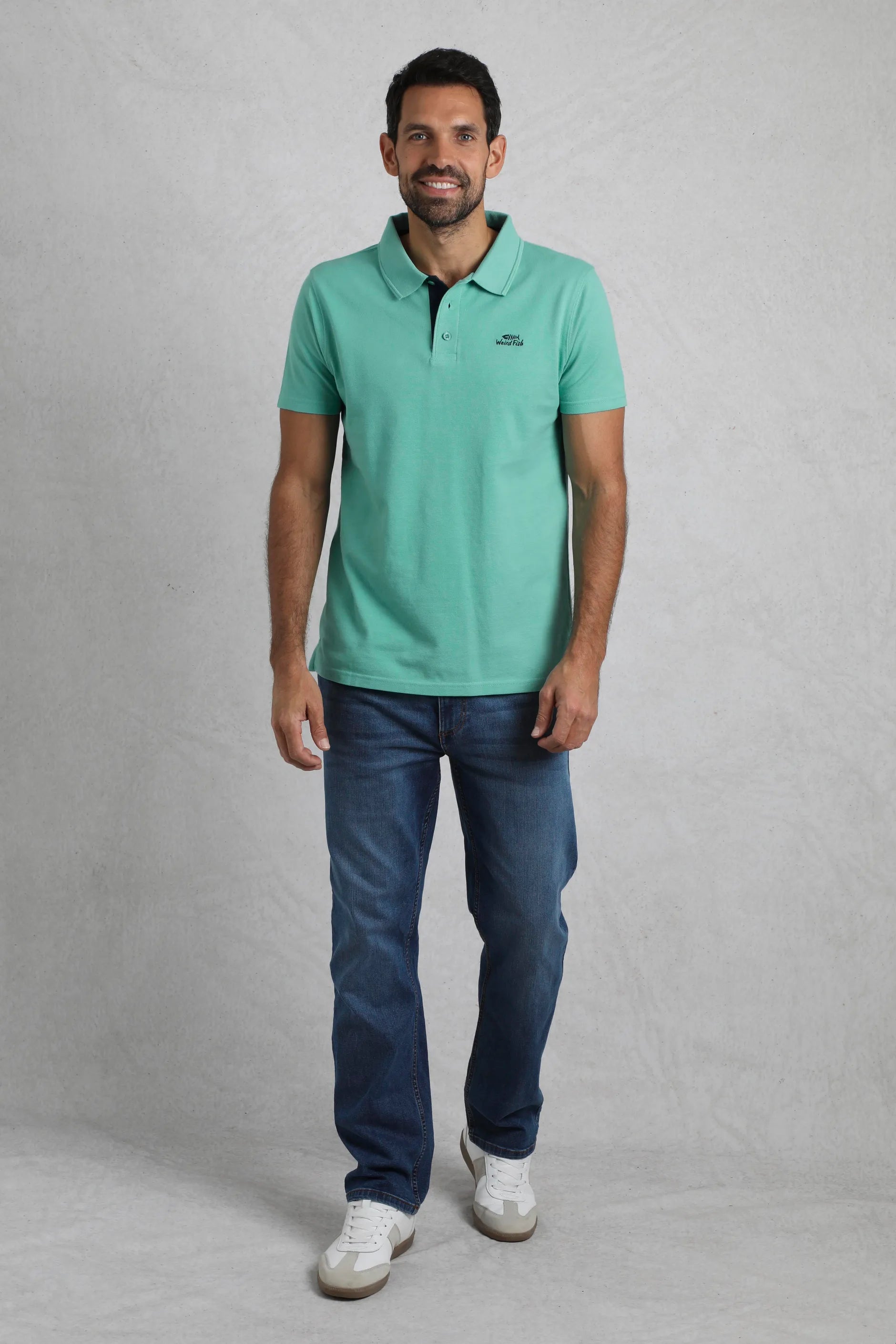 Men's Miles Organic Cotton Pique Polo Shirt | Weird Fish | Portwest - The Outdoor Shop