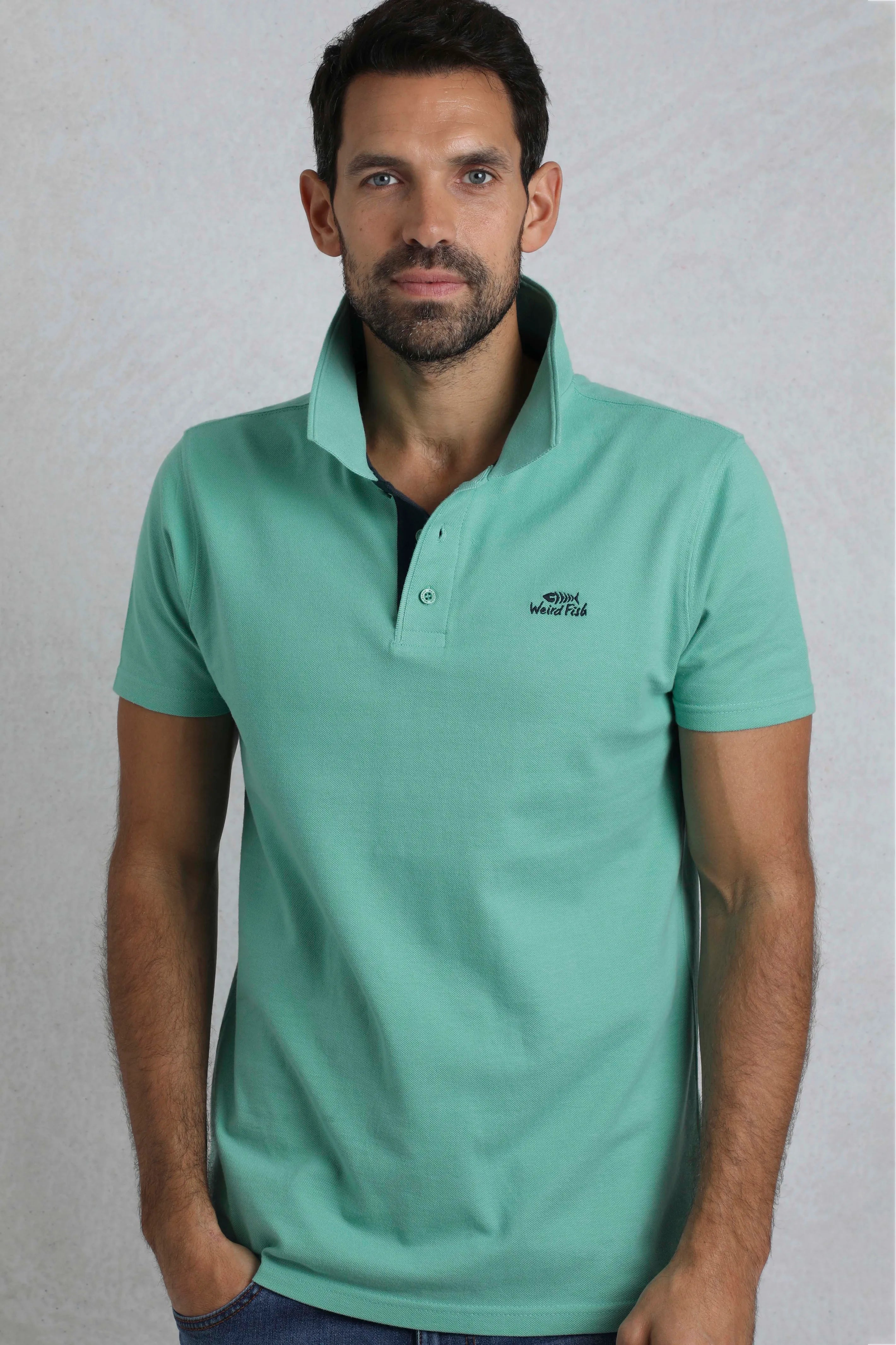 Men's Miles Organic Cotton Pique Polo Shirt | Weird Fish | Portwest - The Outdoor Shop
