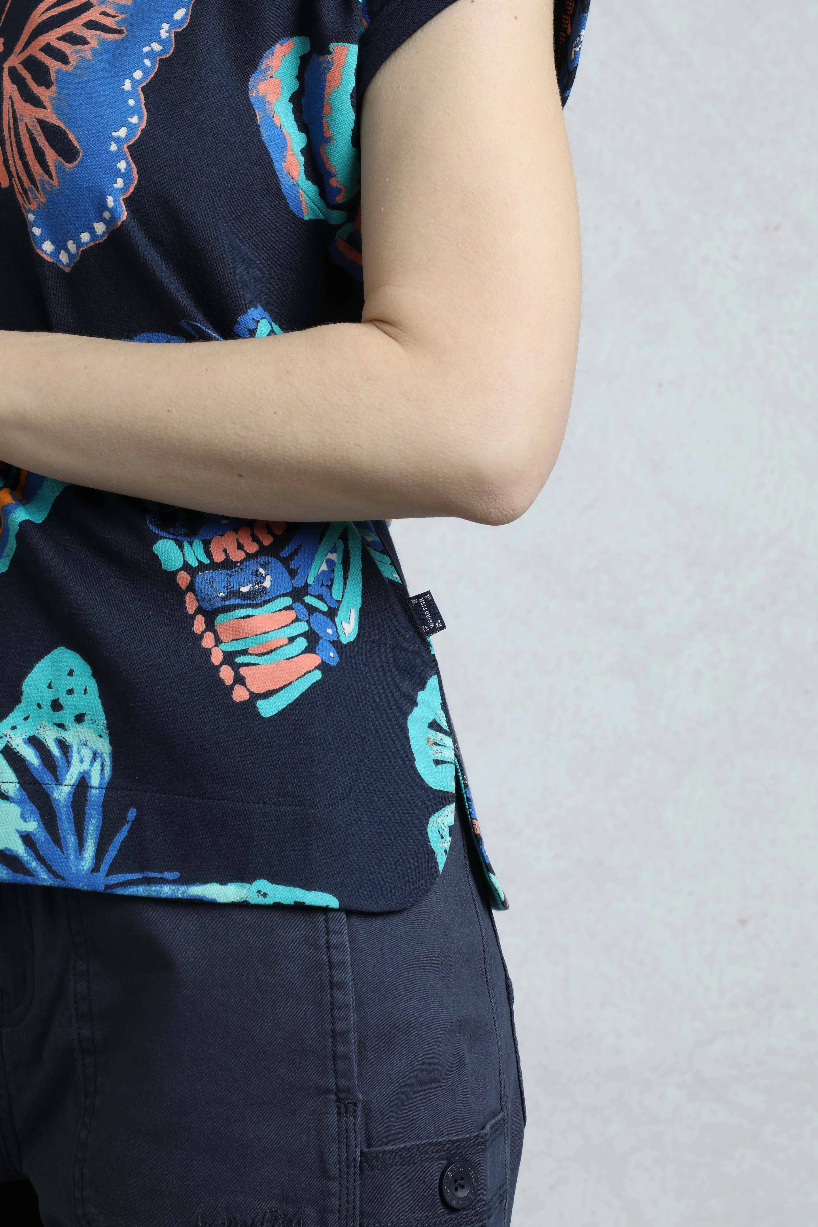 Women's Paw Paw Organic Cotton Printed T-Shirt | Weird Fish | Portwest - The Outdoor Shop