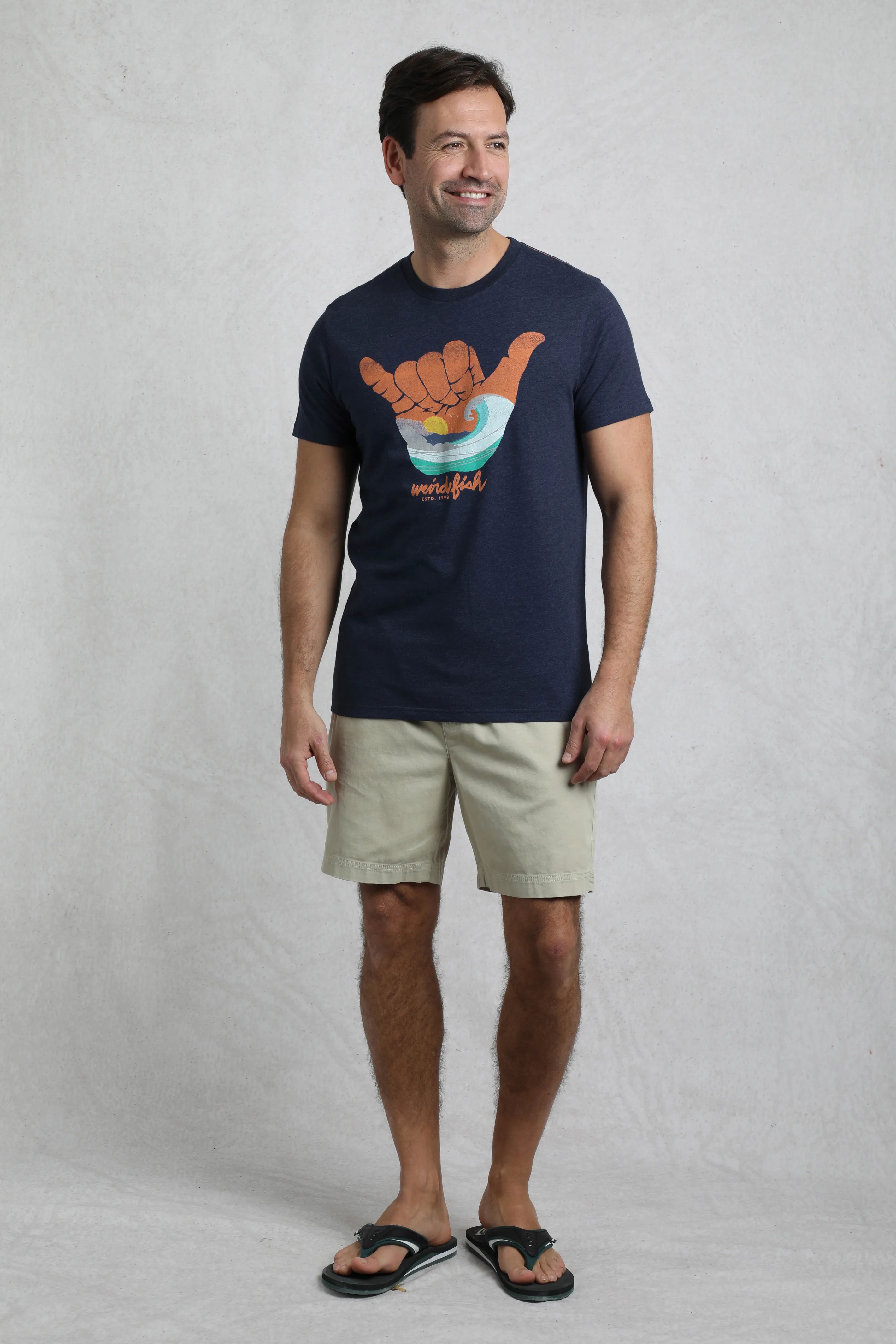 Men's Hang Loose Eco Graphic T-Shirt | Weird Fish | Portwest - The Outdoor Shop