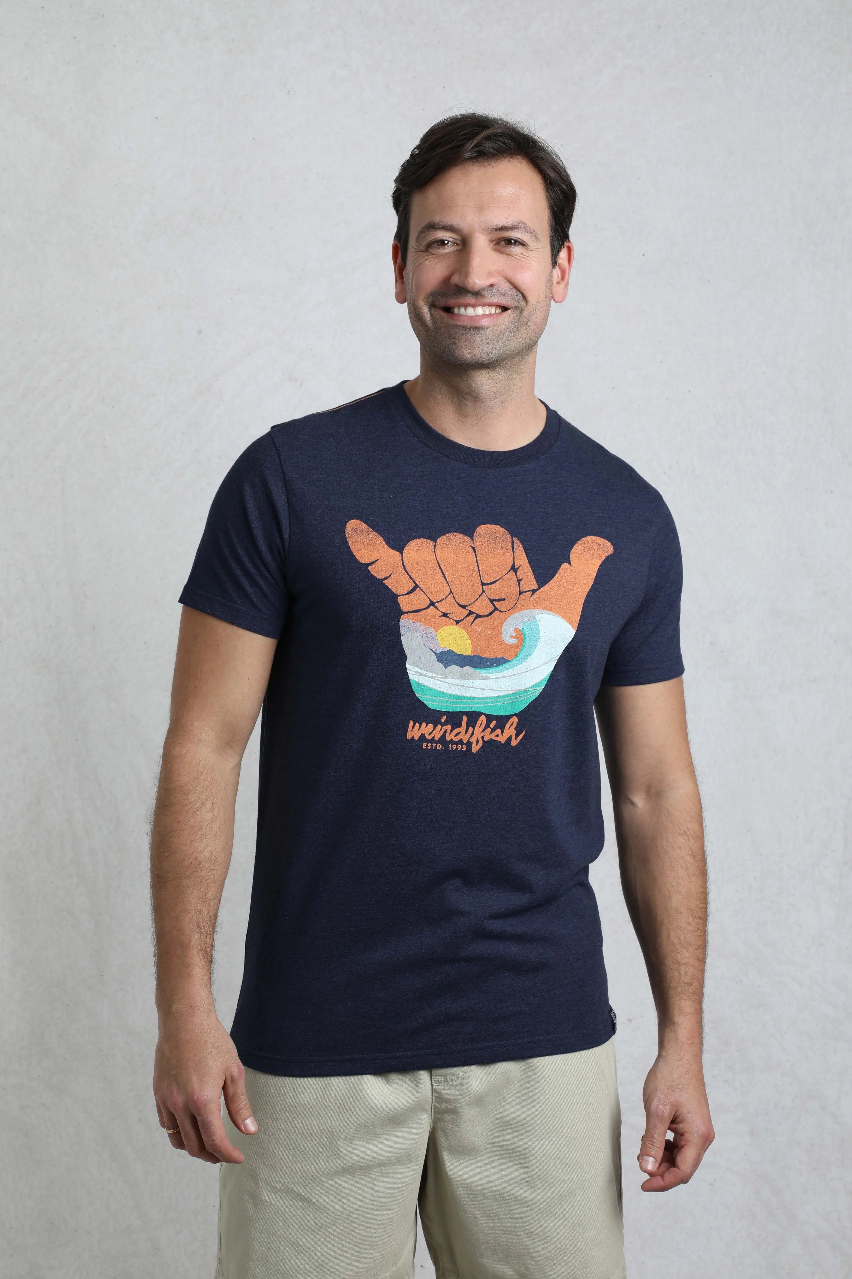 Men's Hang Loose Eco Graphic T-Shirt | Weird Fish | Portwest - The Outdoor Shop