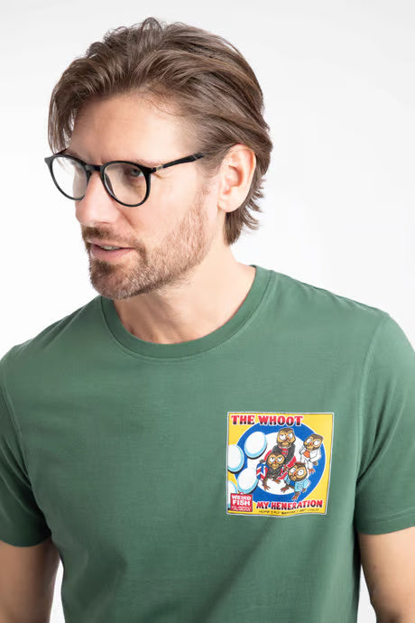 Weirdfish The Whoot Back Print Artist T-Shirt | Weird Fish | Portwest - The Outdoor Shop