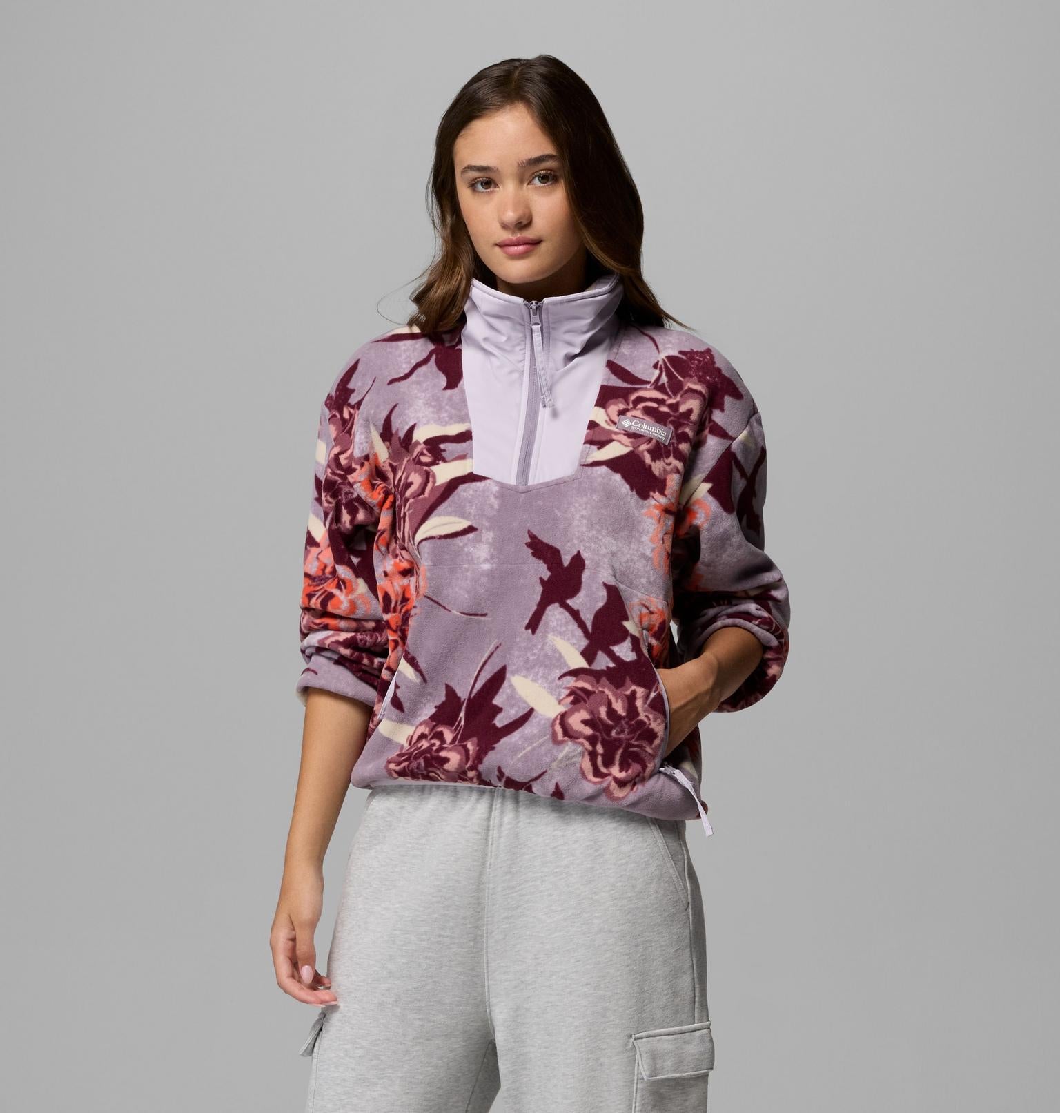 Columbia Women's Sequoia Grove™ Printed Half Zip Fleece