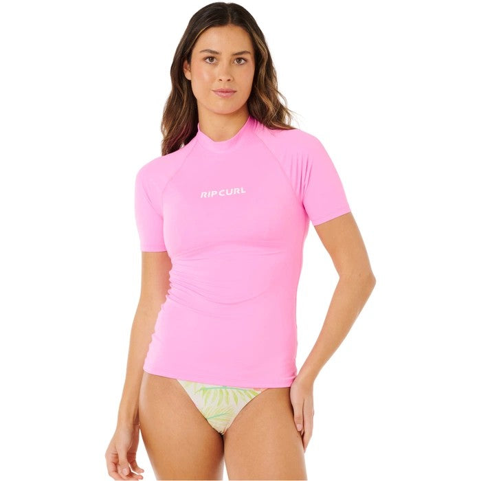 Rip Curl Women's Molokai SS Solid UPF Rashguard | Rip Curl | Portwest - The Outdoor Shop