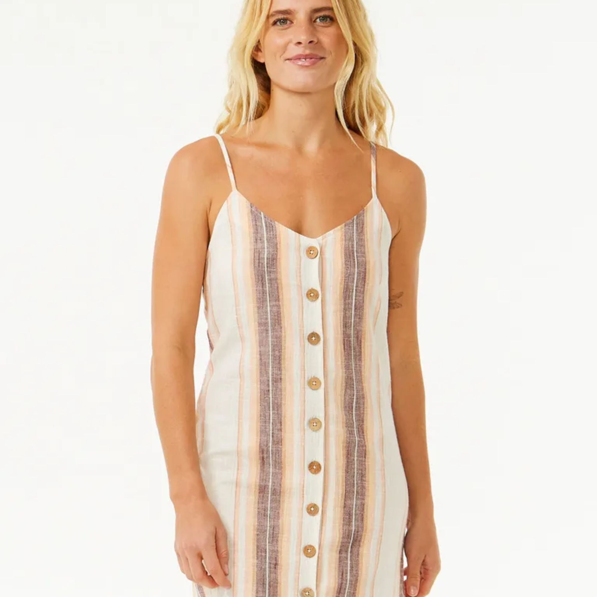 Ripcurl Classic Surf Stripe Button Up Dress | RIPCURL | Portwest - The Outdoor Shop