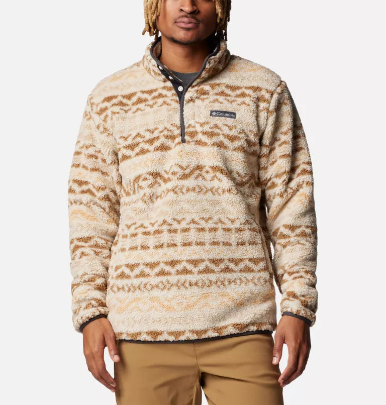 Men's Rugged Ridge™ III Printed Sherpa Half Snap Fleece | Columbia | Portwest - The Outdoor Shop
