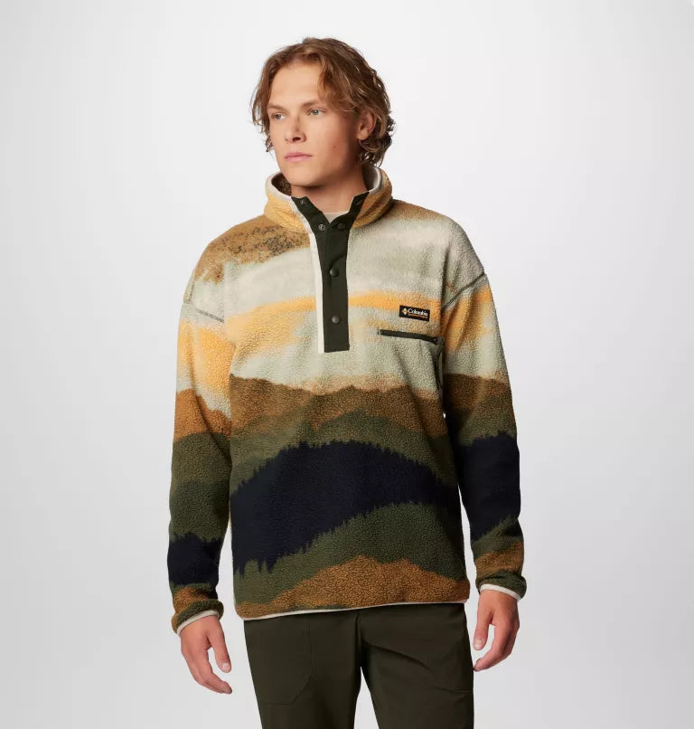 Men's Helvetia™ II Printed Half Snap Fleece | Columbia | Portwest - The Outdoor Shop