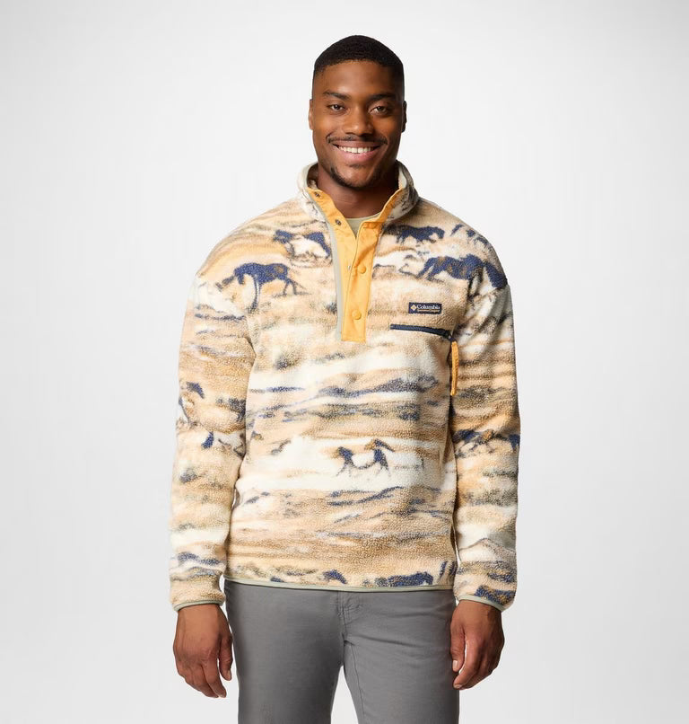 Men's Helvetia™ II Printed Half Snap Fleece | Columbia | Portwest - The Outdoor Shop