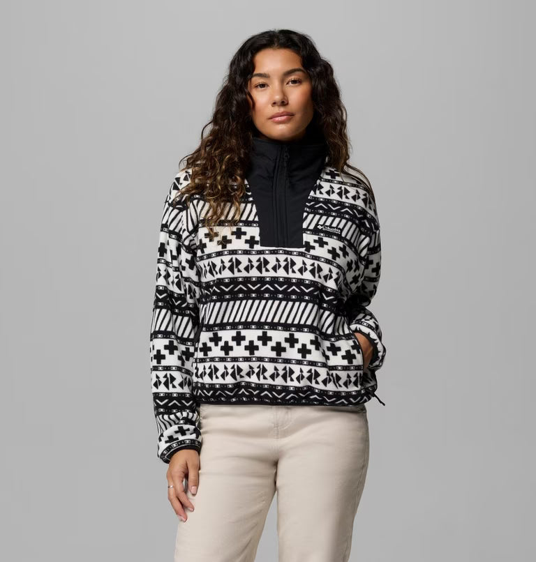 Columbia Women's Sequoia Grove II Printed Half Zip Fleece