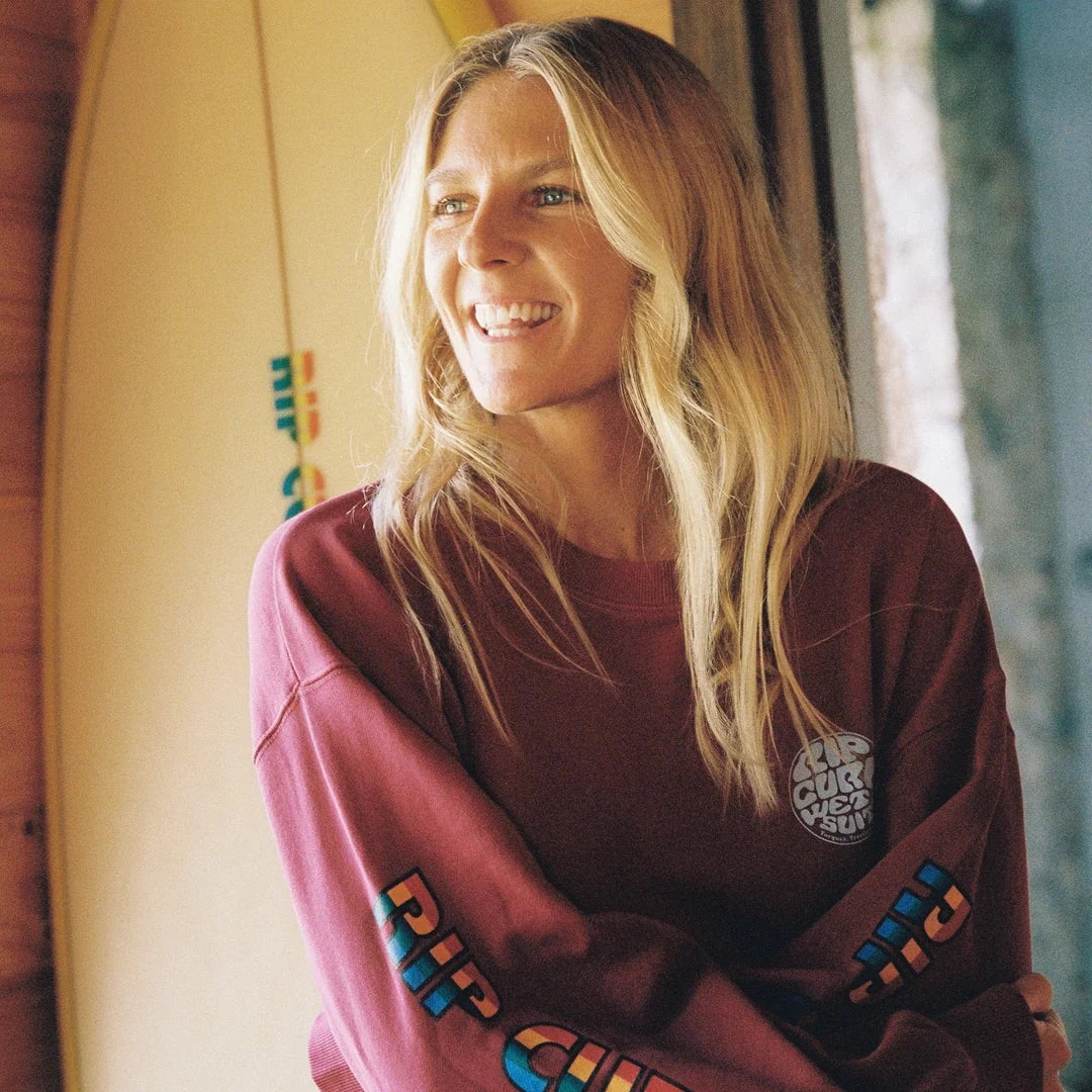 Rip Curl Women's Stephanie Gilmore Heritage Oversized Fleece