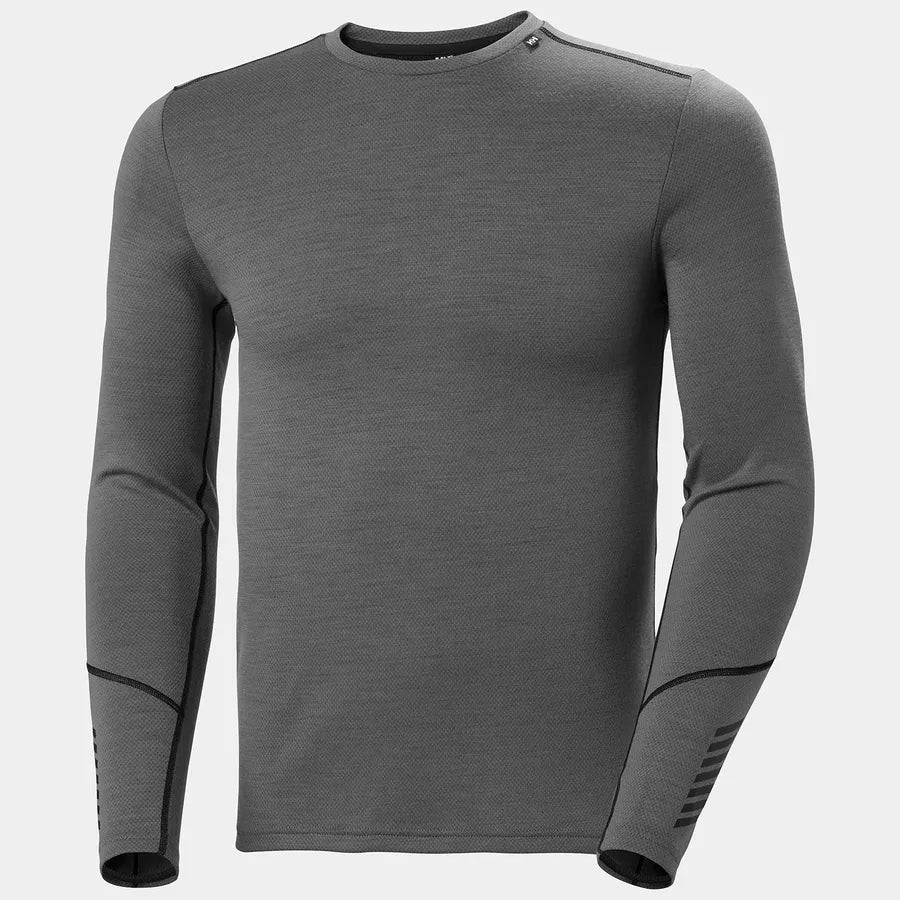 Men's LIFA® Merino Midweight Crew Base Layer | Helly Hansen | Portwest - The Outdoor Shop