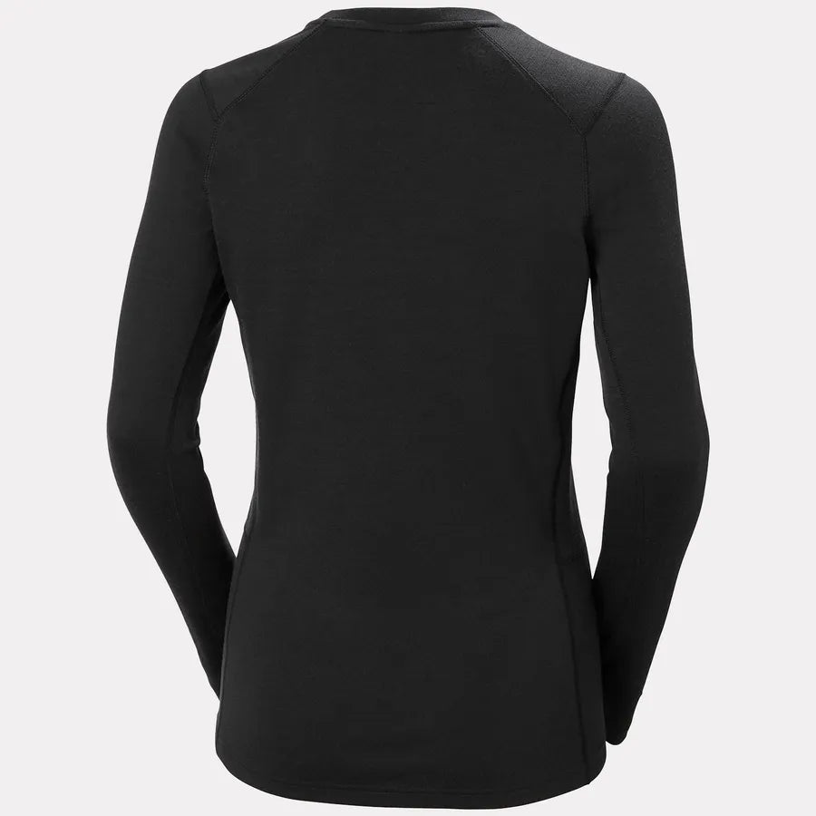 Women's LIFA® Merino Midweight Crew Base Layer | Helly Hansen | Portwest - The Outdoor Shop