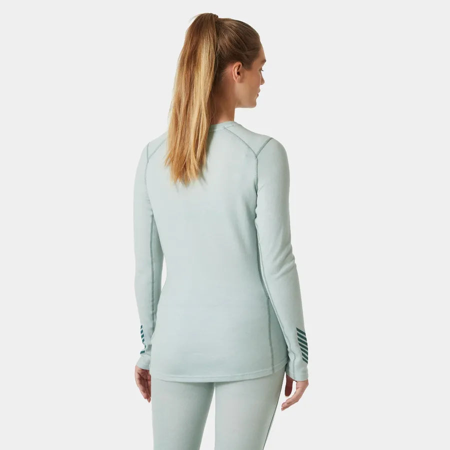 Women’s LIFA® Merino Midweight Graphic Long-Sleeve Crew Base Layer | Helly Hansen | Portwest - The Outdoor Shop