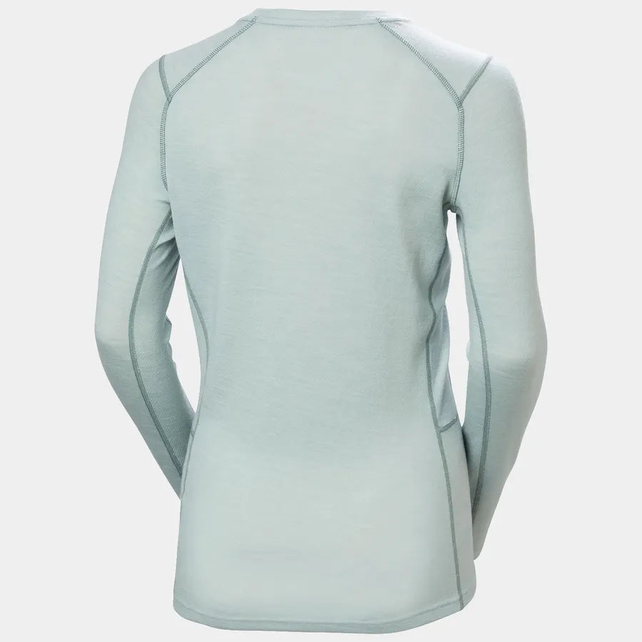 Women’s LIFA® Merino Midweight Graphic Long-Sleeve Crew Base Layer | Helly Hansen | Portwest - The Outdoor Shop