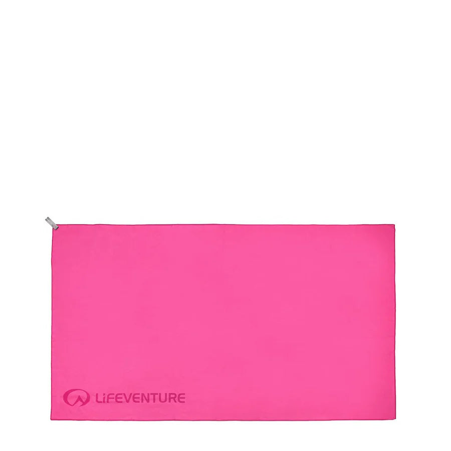 SoftFibre Pink Travel Towel | LifeVenture | Portwest - The Outdoor Shop