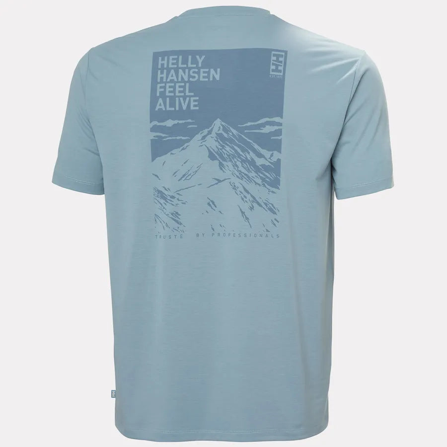 Men's Skog Recycled Graphic T-Shirt | Helly Hansen | Portwest - The Outdoor Shop