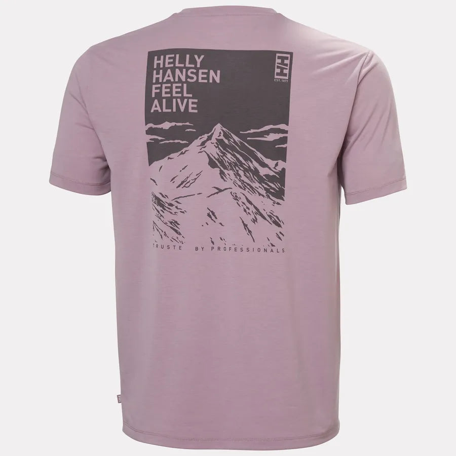 Men's Skog Recycled Graphic T-Shirt | Helly Hansen | Portwest - The Outdoor Shop