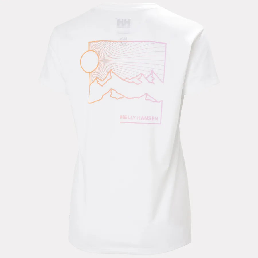 Women's Skog Recycled Graphic T-shirt | Helly Hansen | Portwest - The Outdoor Shop