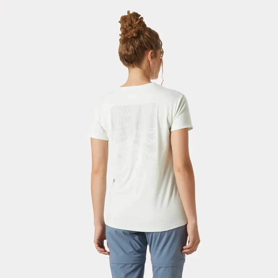 Women's Skog Recycled Graphic T-shirt | Helly Hansen | Portwest - The Outdoor Shop