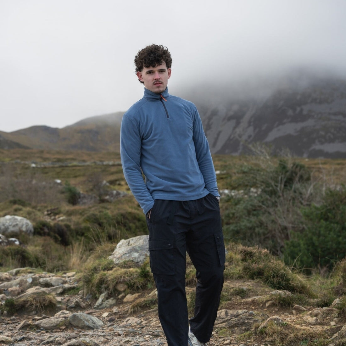 Portwest Ben Men’s Lightweight Quarter-Zip Microfleece | Portwest | Portwest - The Outdoor Shop