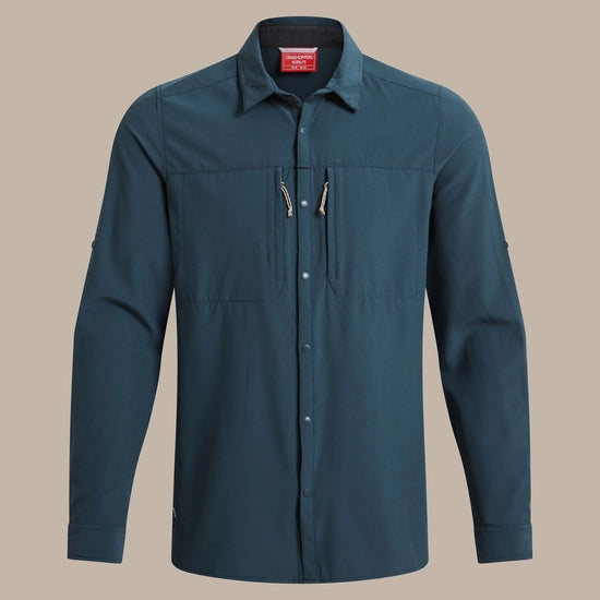 Craghoppers NosiLife Pro Long Sleeved Shirt V | Craghoppers | Portwest - The Outdoor Shop