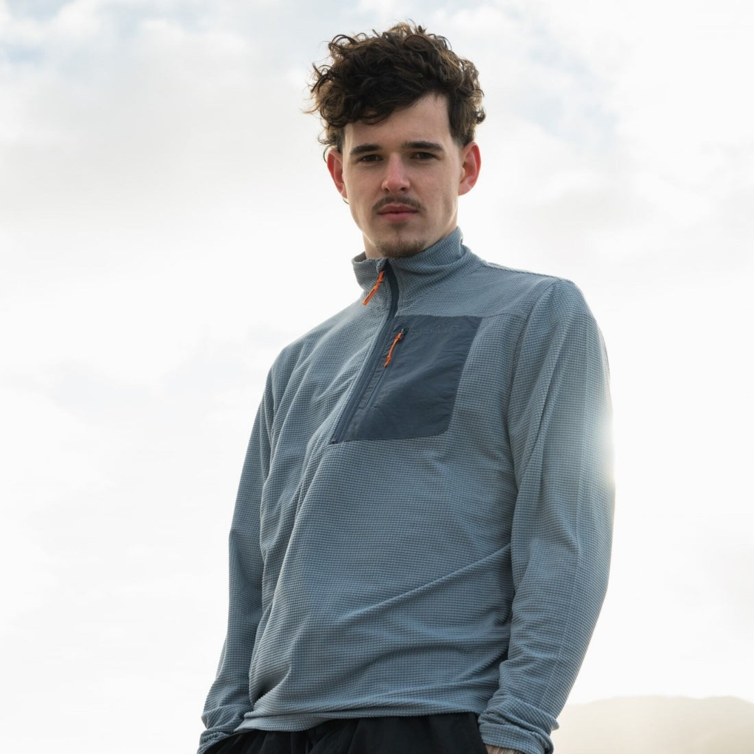 Portwest Caher Men’s Grid Microfleece Quarter-Zip | Portwest | Portwest - The Outdoor Shop