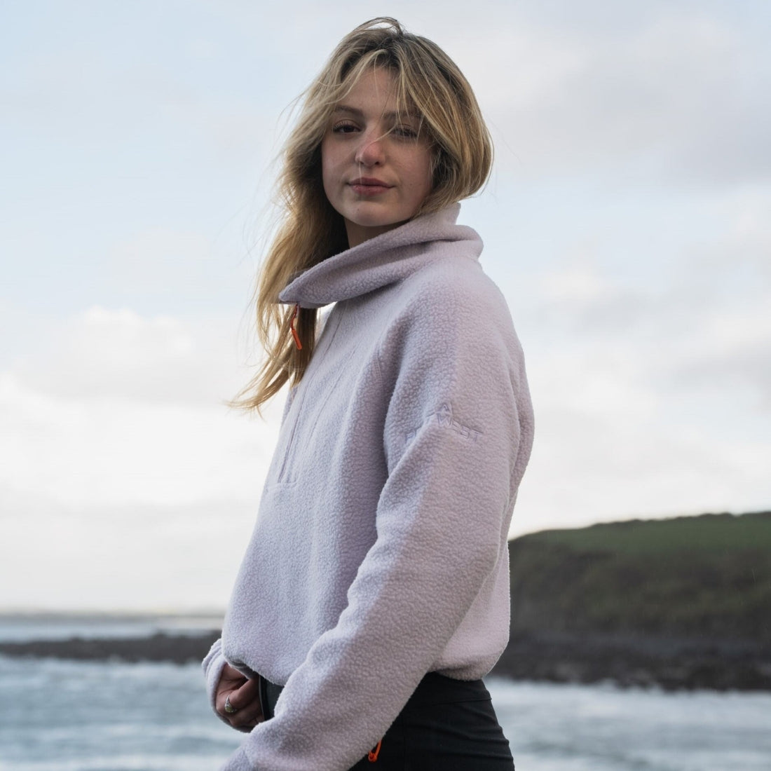 Portwest Croaghan Women’s Short-Length Sherpa Quarter-Zip Fleece | Portwest | Portwest - The Outdoor Shop