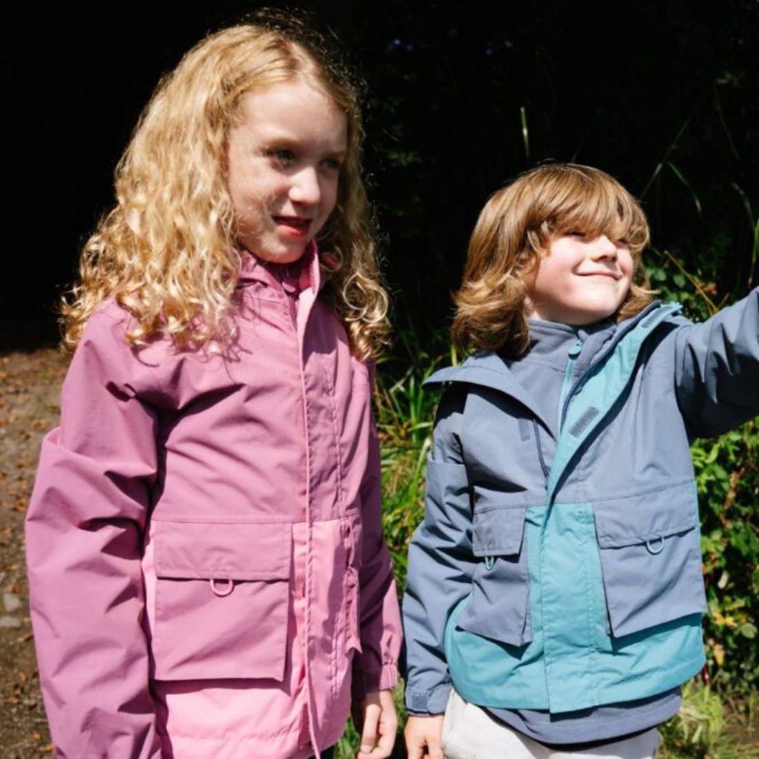 Kid's Delphi Fleece Lined Rain Jacket | Portwest | Portwest - The Outdoor Shop