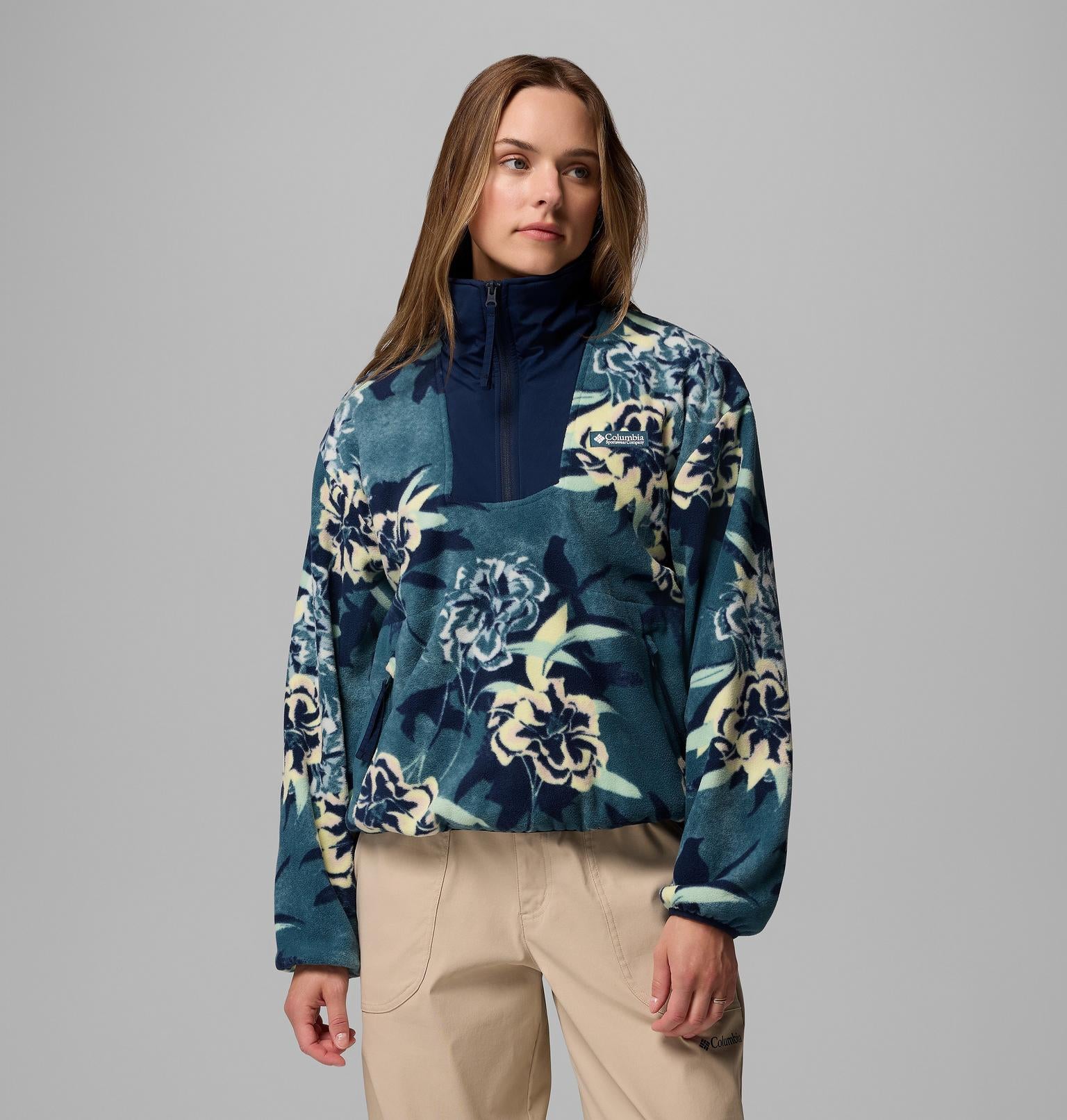 Columbia Women's Sequoia Grove™ Printed Half Zip Fleece