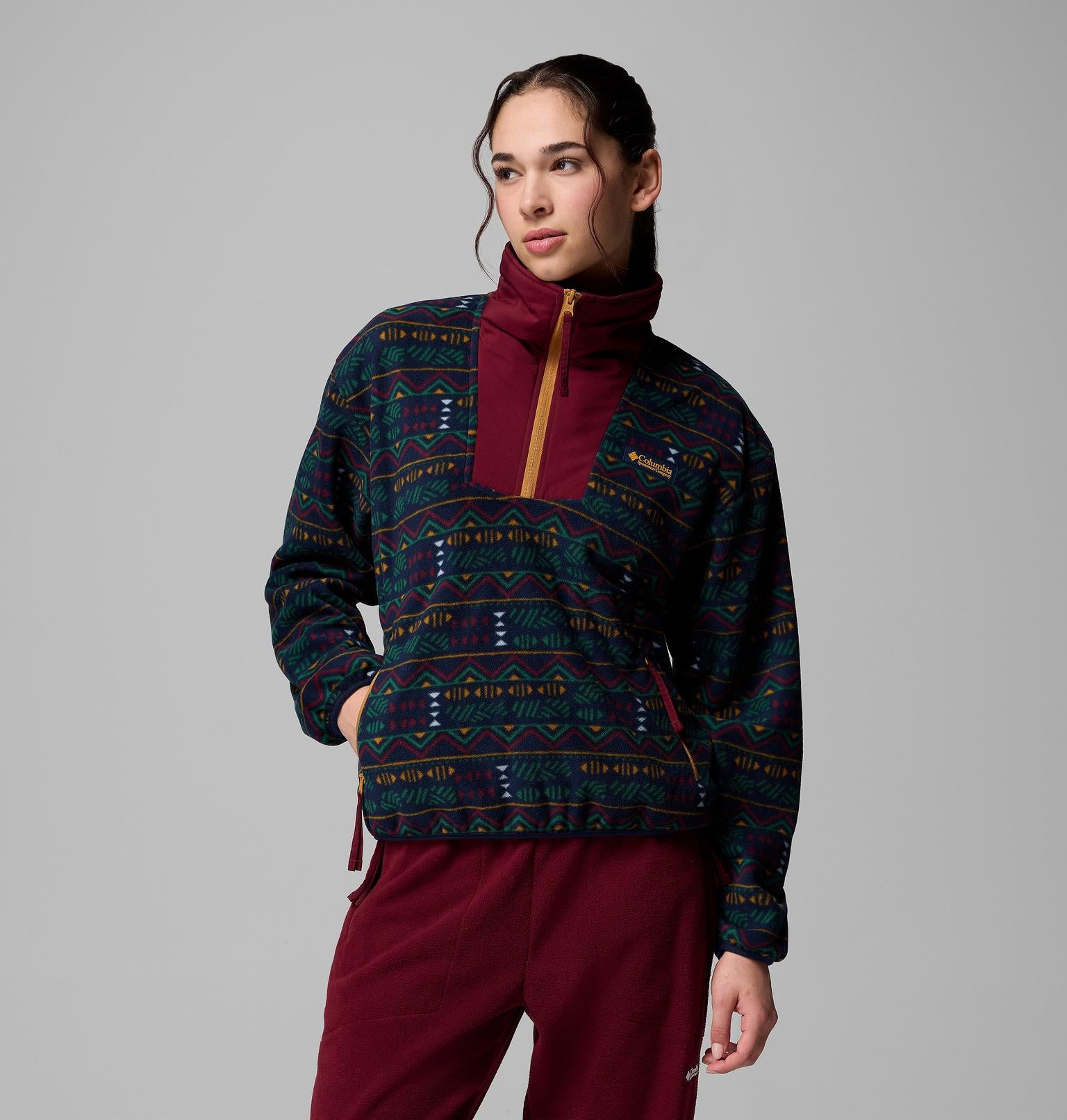 Columbia Women's Sequoia Grove™ Printed Half Zip Fleece
