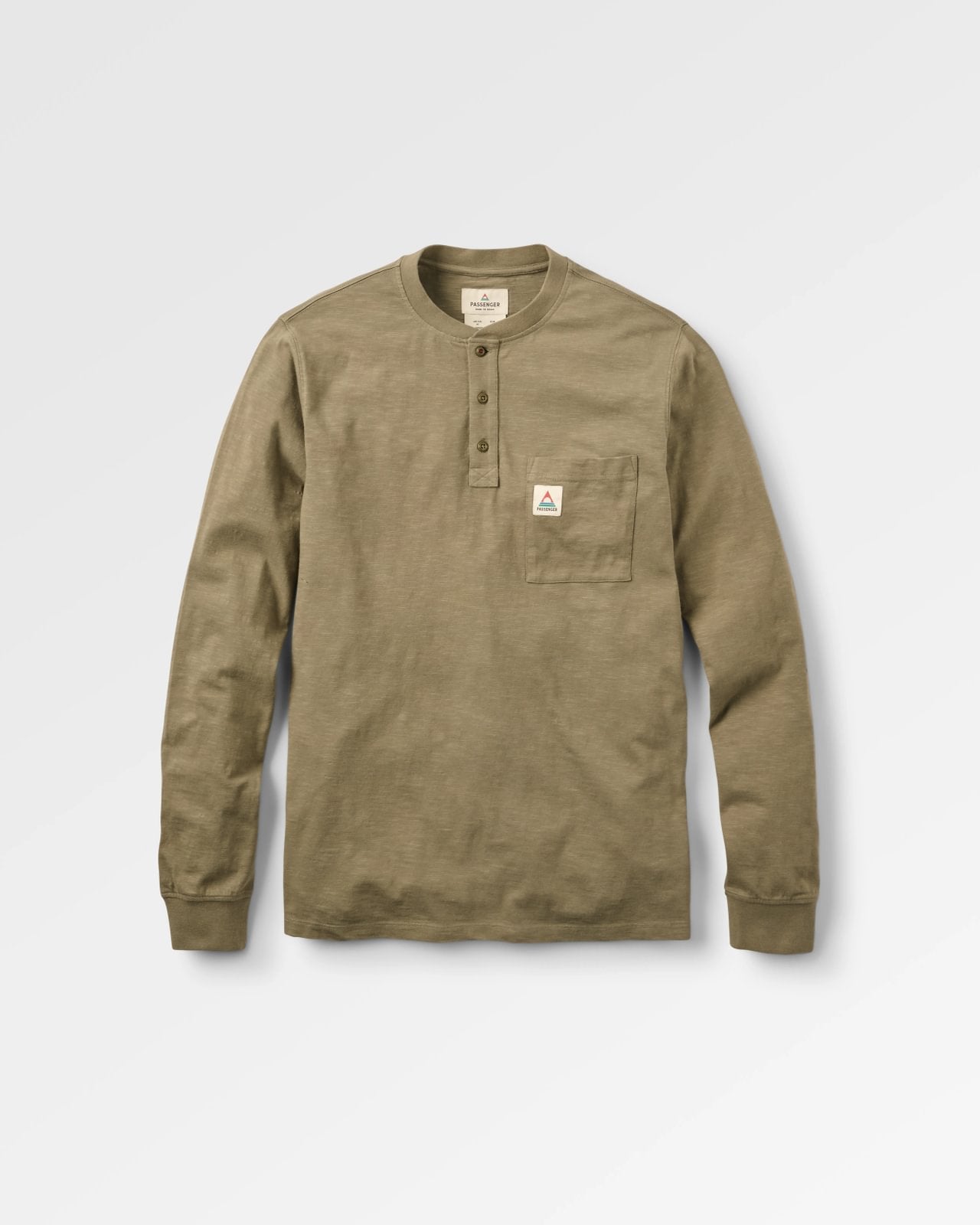 Passenger Headland Long Sleeve Slub Henley | Portwest - The