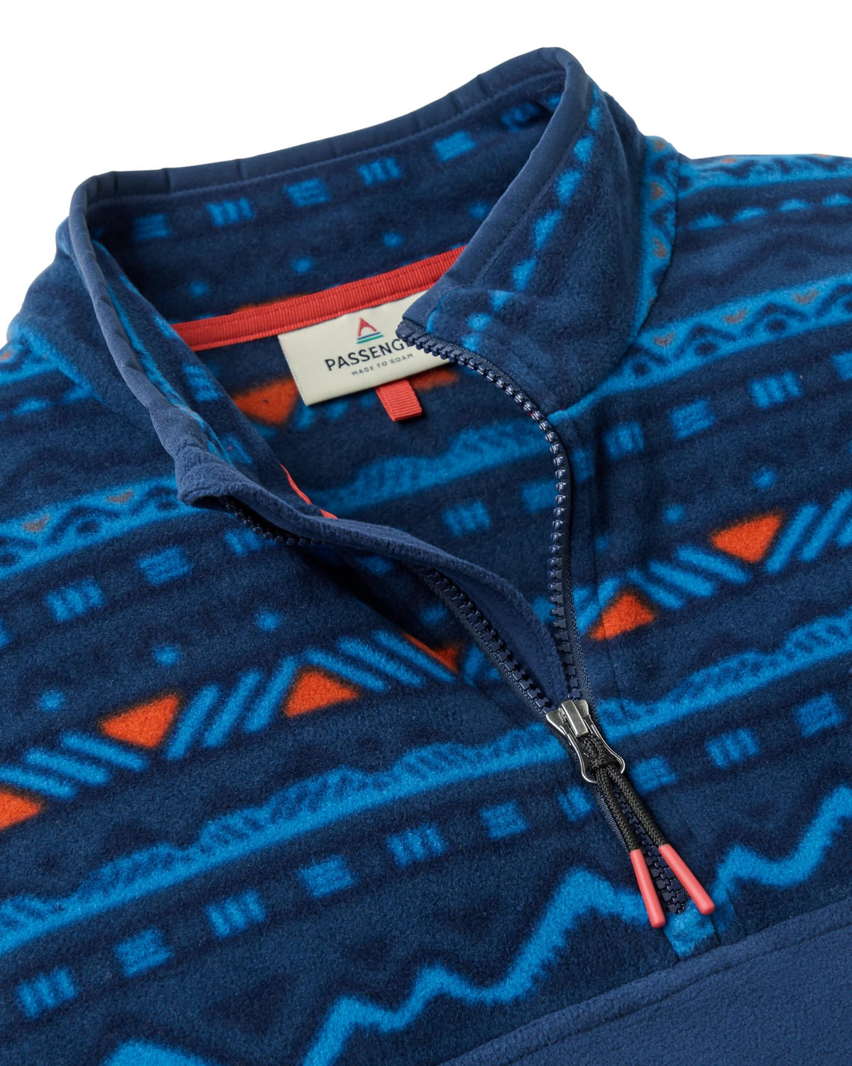 Passenger Set Off Recycled Polar 1/4 Zip Fleece