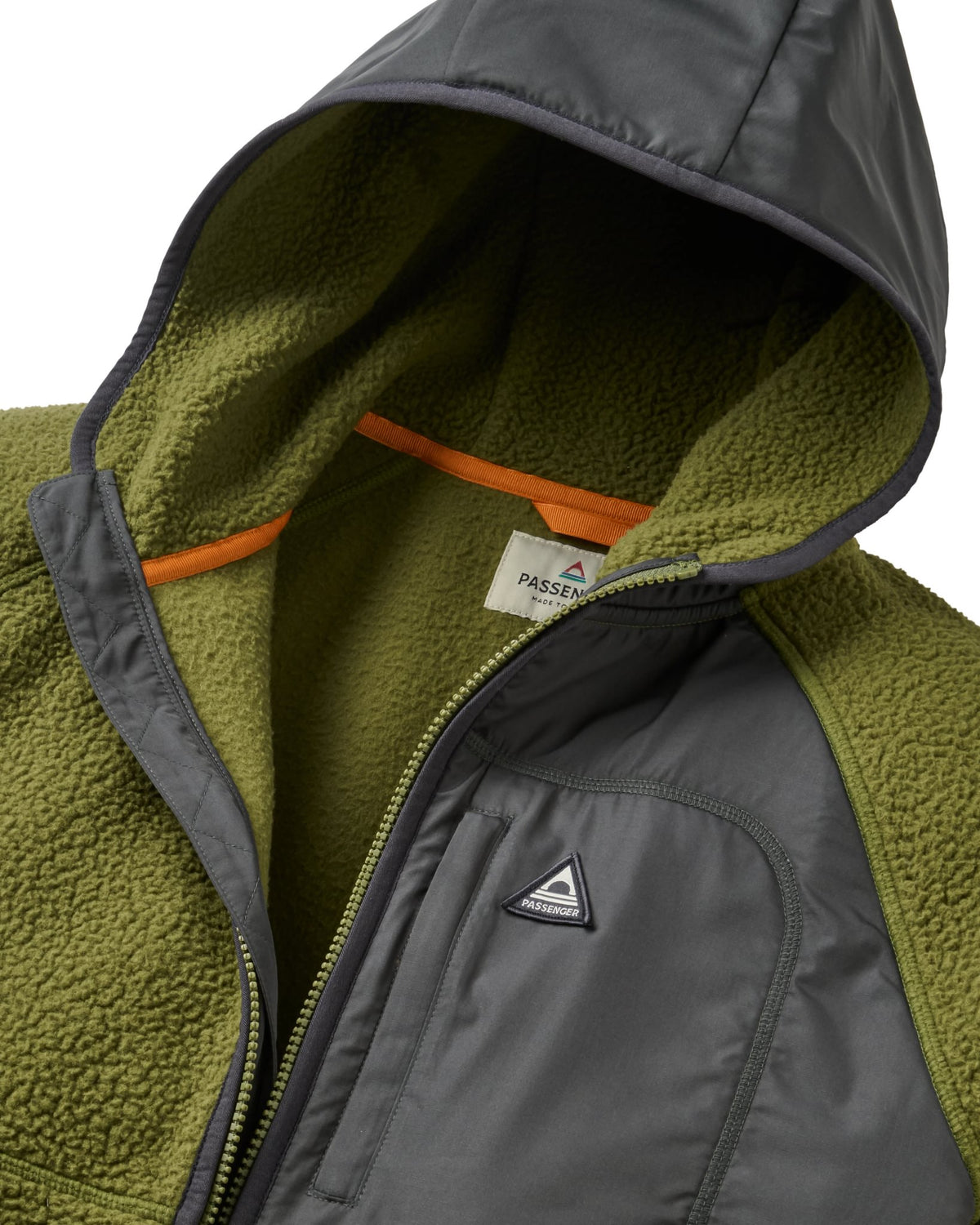 Passenger Offgrid Recycled Fleece Hooded Sherpa Fleece