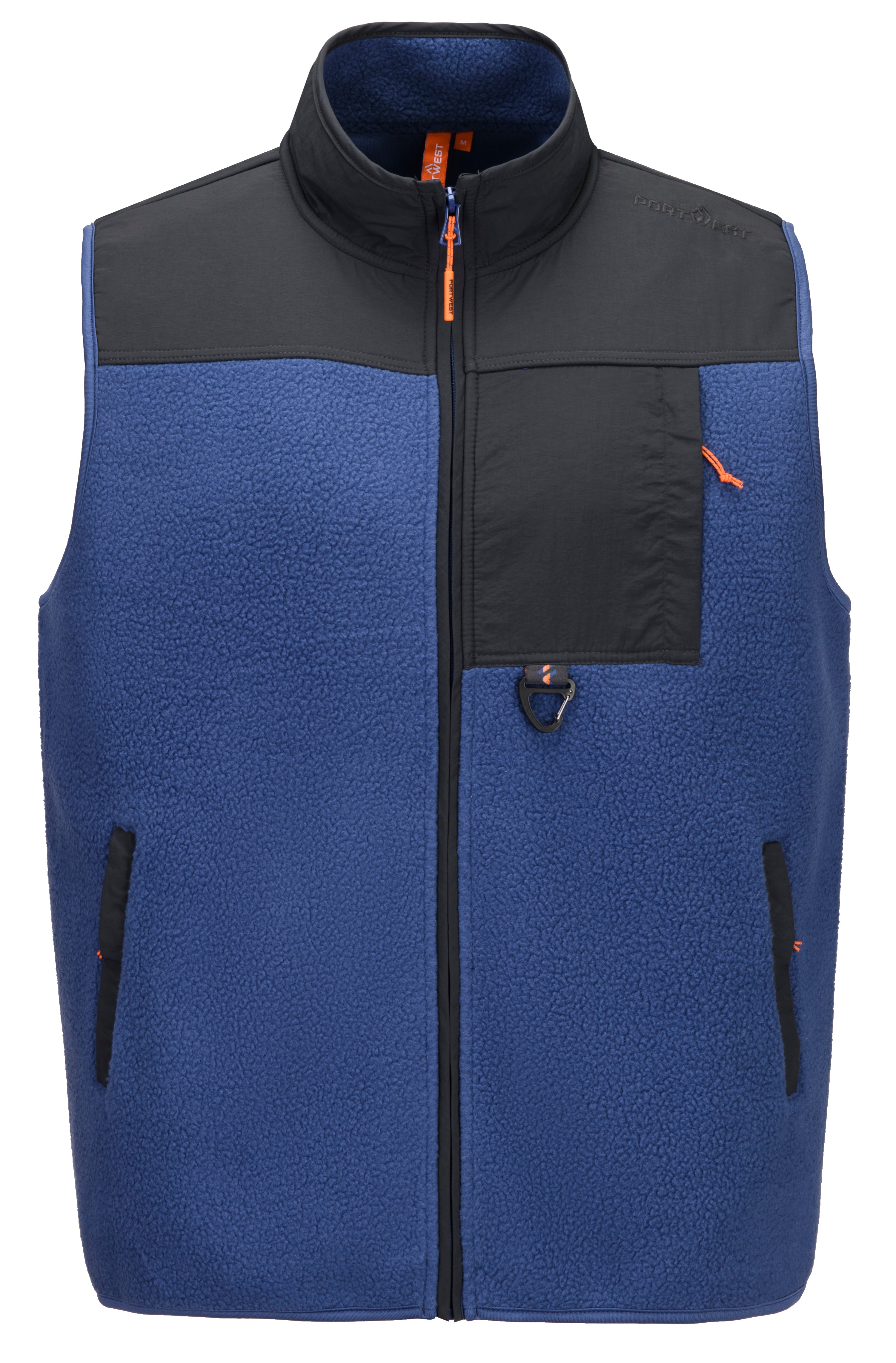 Portwest Knockboy Men’s Bonded Sherpa Fleece Gilet | Portwest | Portwest - The Outdoor Shop