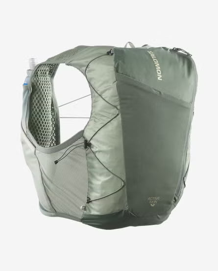 Salomon Active Skin 12 Running Vest with Soft Flasks | Salomon | Portwest - The Outdoor Shop