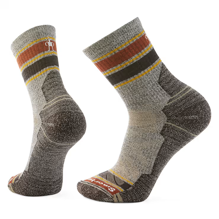 Hike Striped Mid Crew Socks | SMARTWOOL | Portwest - The Outdoor Shop
