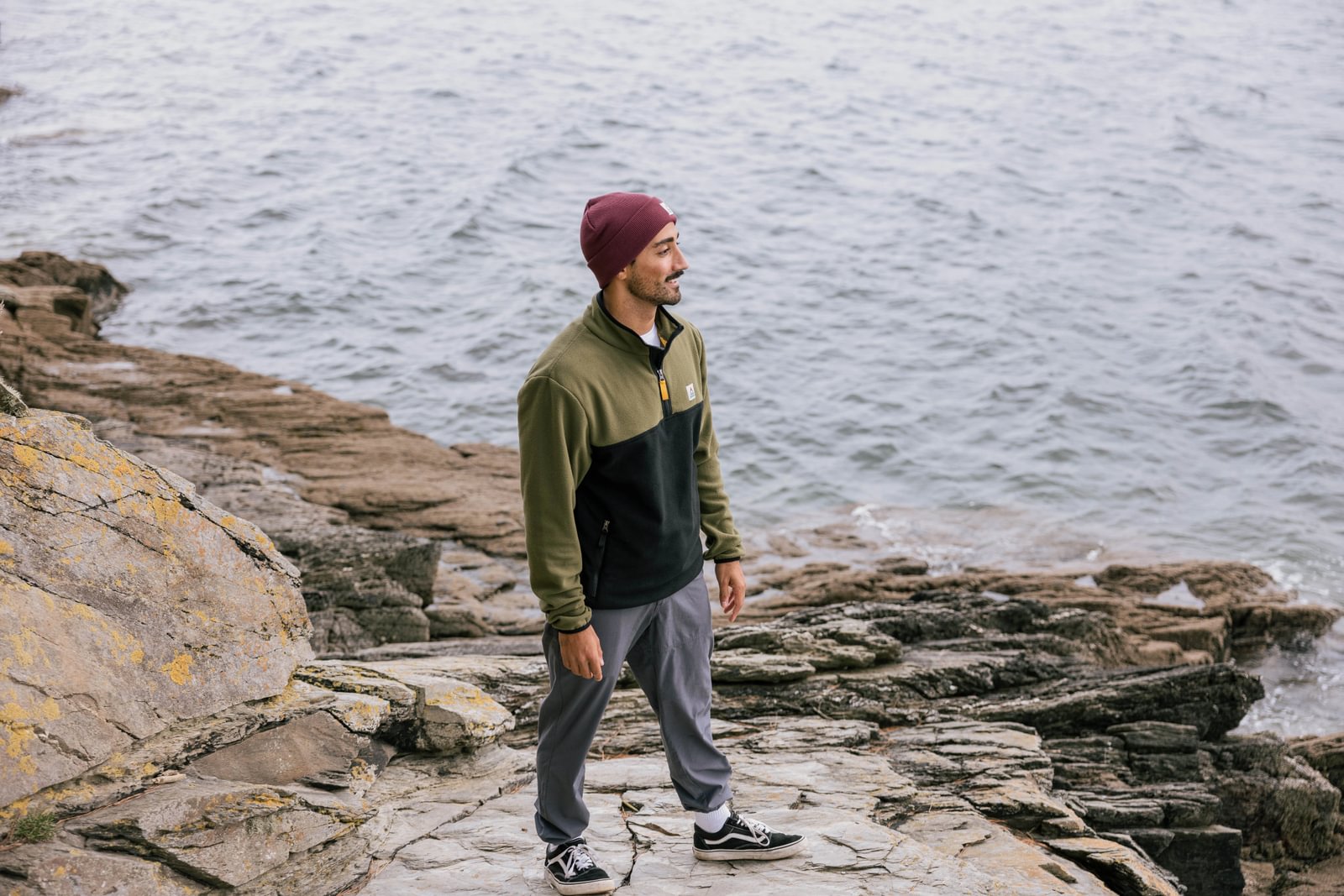 Passenger Set Off Recycled Polar 1/4 Zip Fleece | Passenger | Portwest - The Outdoor Shop