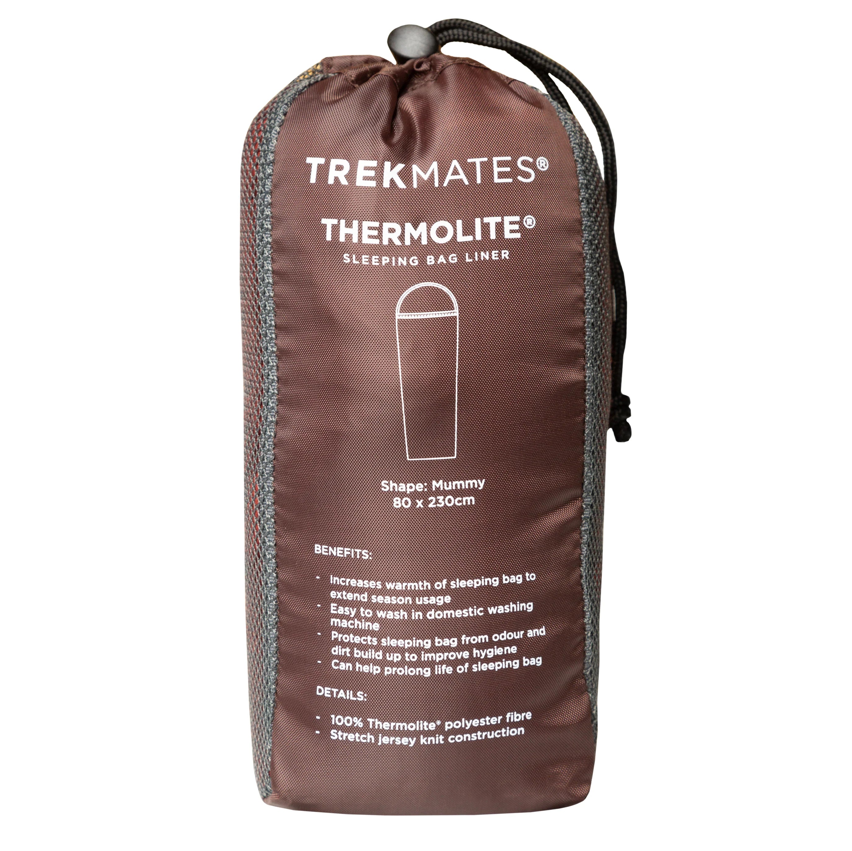 Thermolite Sleeping Bag Liner - Mummy | Trekmates | Portwest - The Outdoor Shop